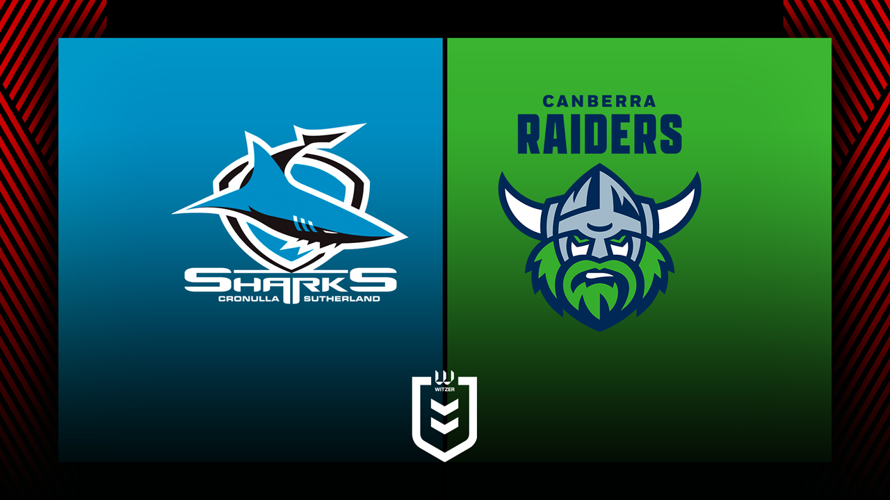 Cronulla Sharks vs Canberra Raiders poster