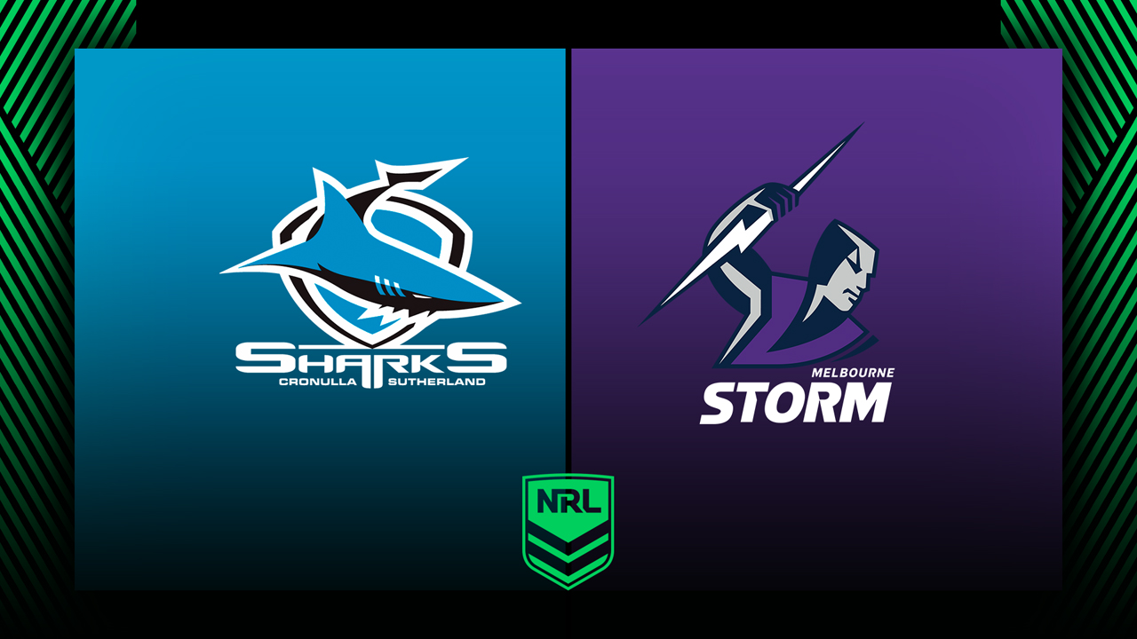 Cronulla Sharks vs Melbourne Storm poster