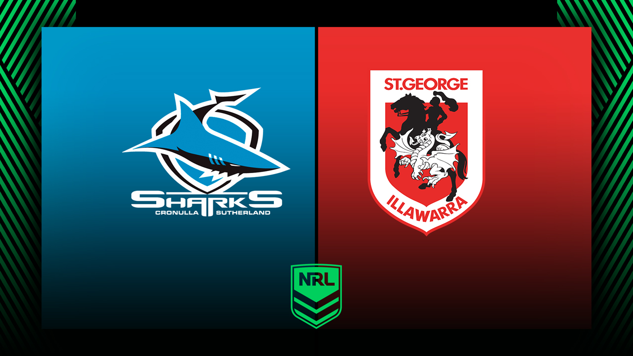 Cronulla Sharks vs St. George Illawara Dragons poster