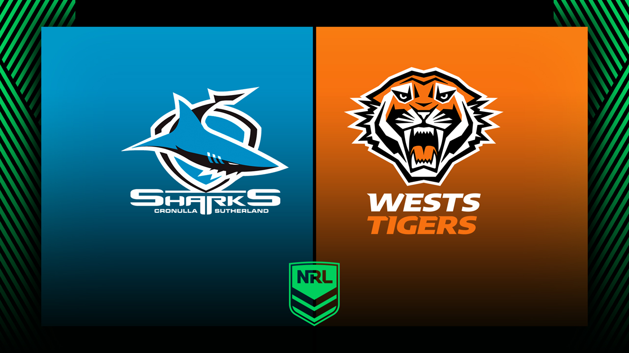 Cronulla Sharks vs Wests Tigers poster