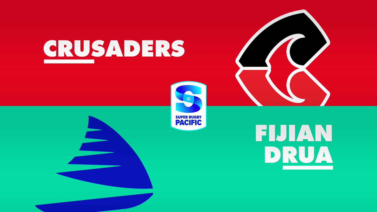 Crusaders Super Rugby vs Fijian Drua poster