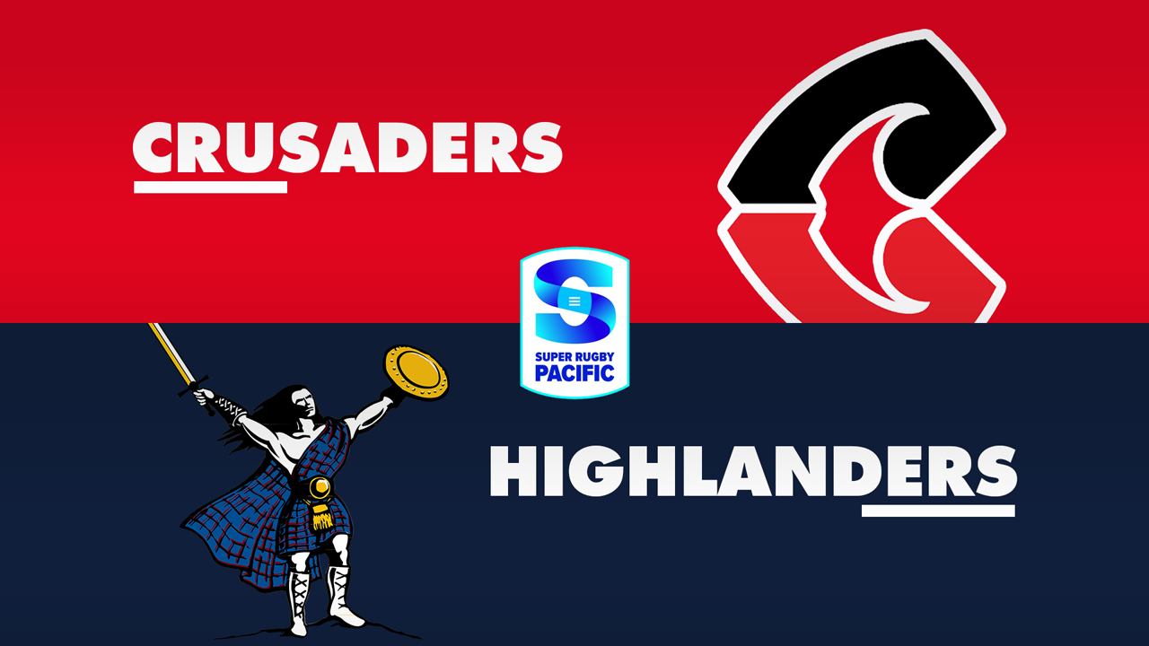 Crusaders Super Rugby vs Highlanders Super Rugby poster
