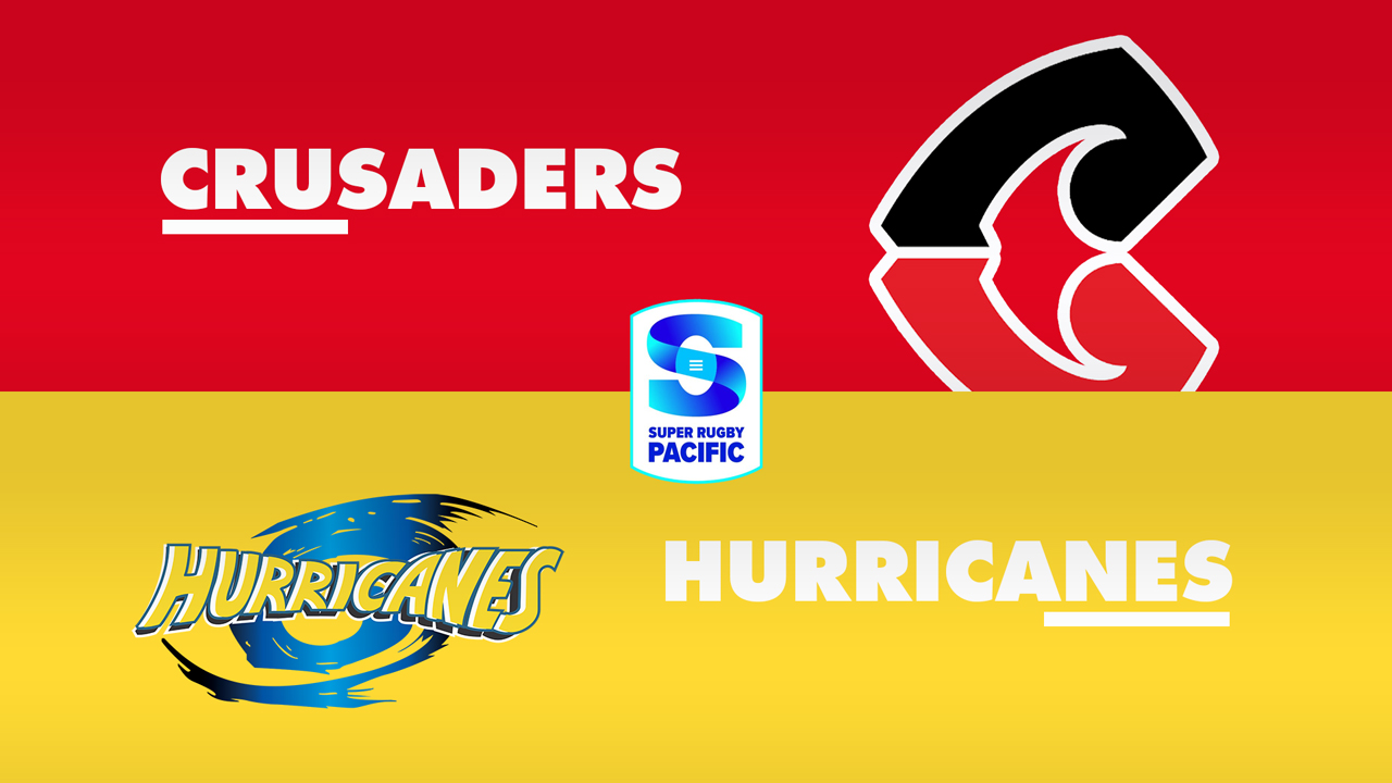 Crusaders Super Rugby vs Hurricanes Super Rugby poster