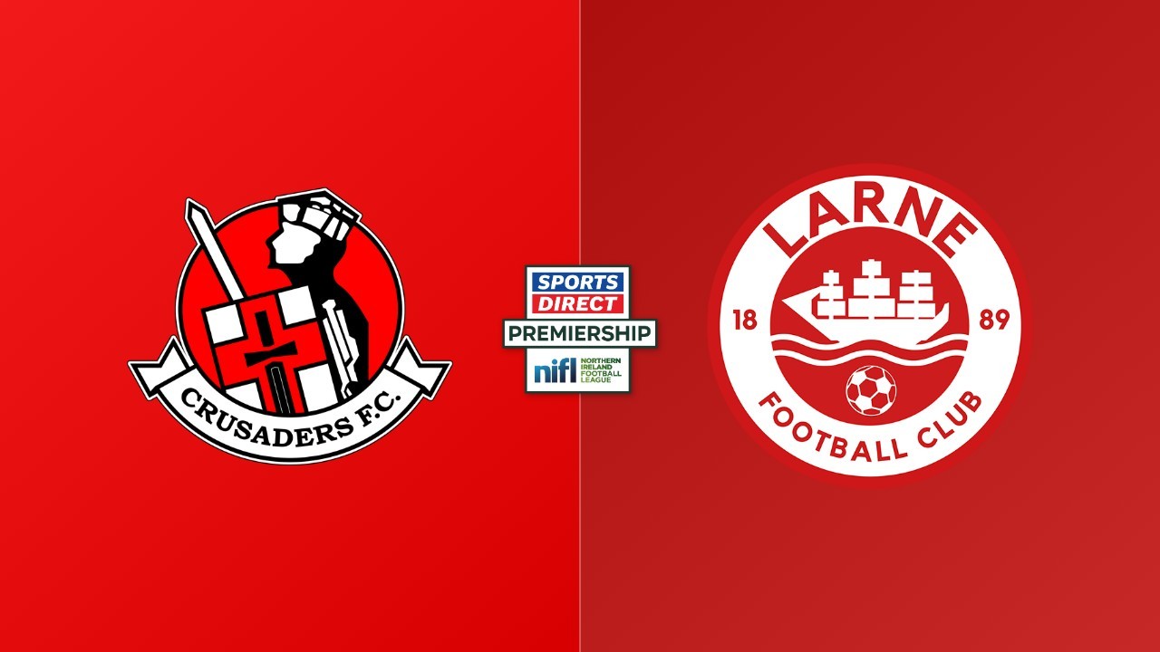 Crusaders vs Larne poster