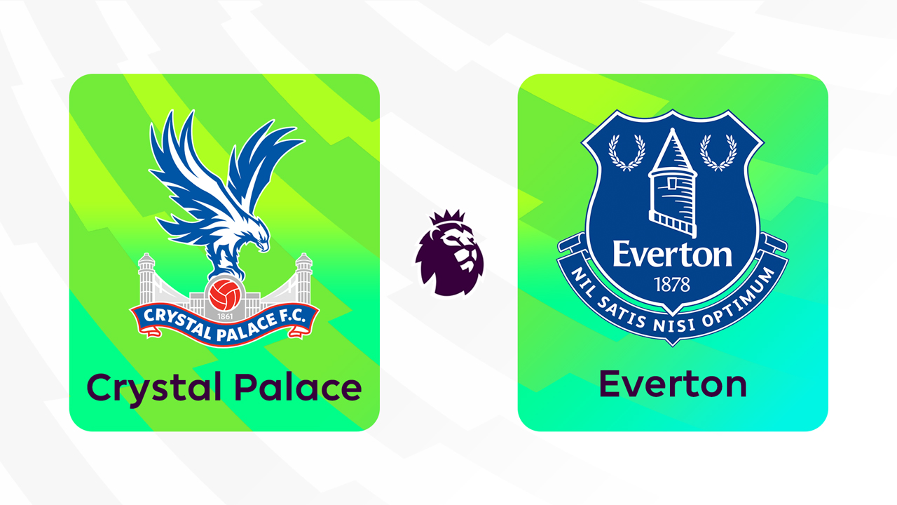 Crystal Palace vs Everton poster