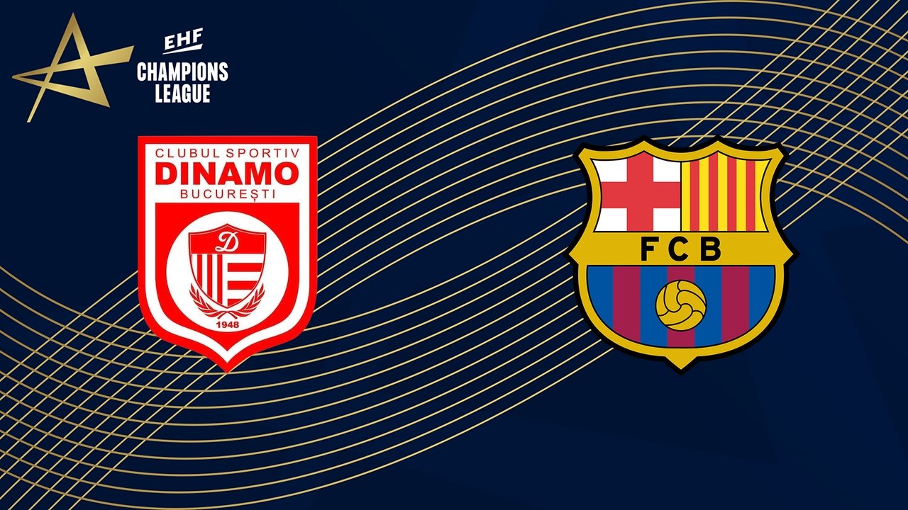 CS Dinamo București vs FC Barcelona Handbol poster