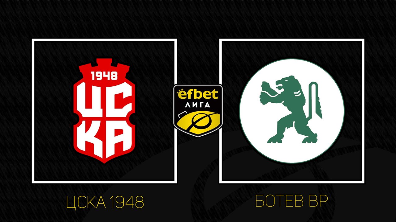 CSKA 1948 vs Botev Vratsa poster