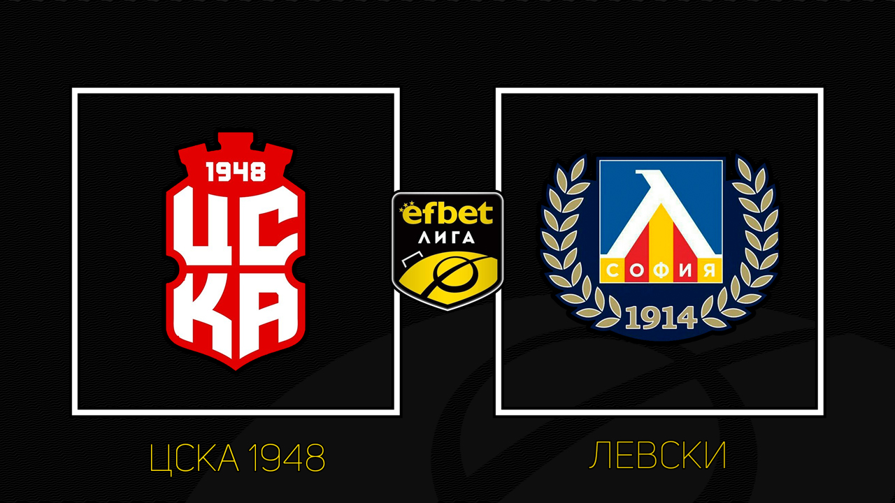 CSKA 1948 vs Levski Sofia poster