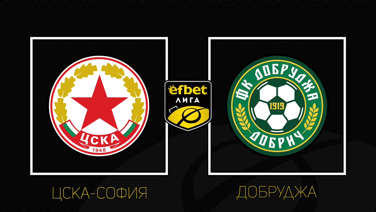 CSKA Sofia vs Dobrudzha Dobrich poster