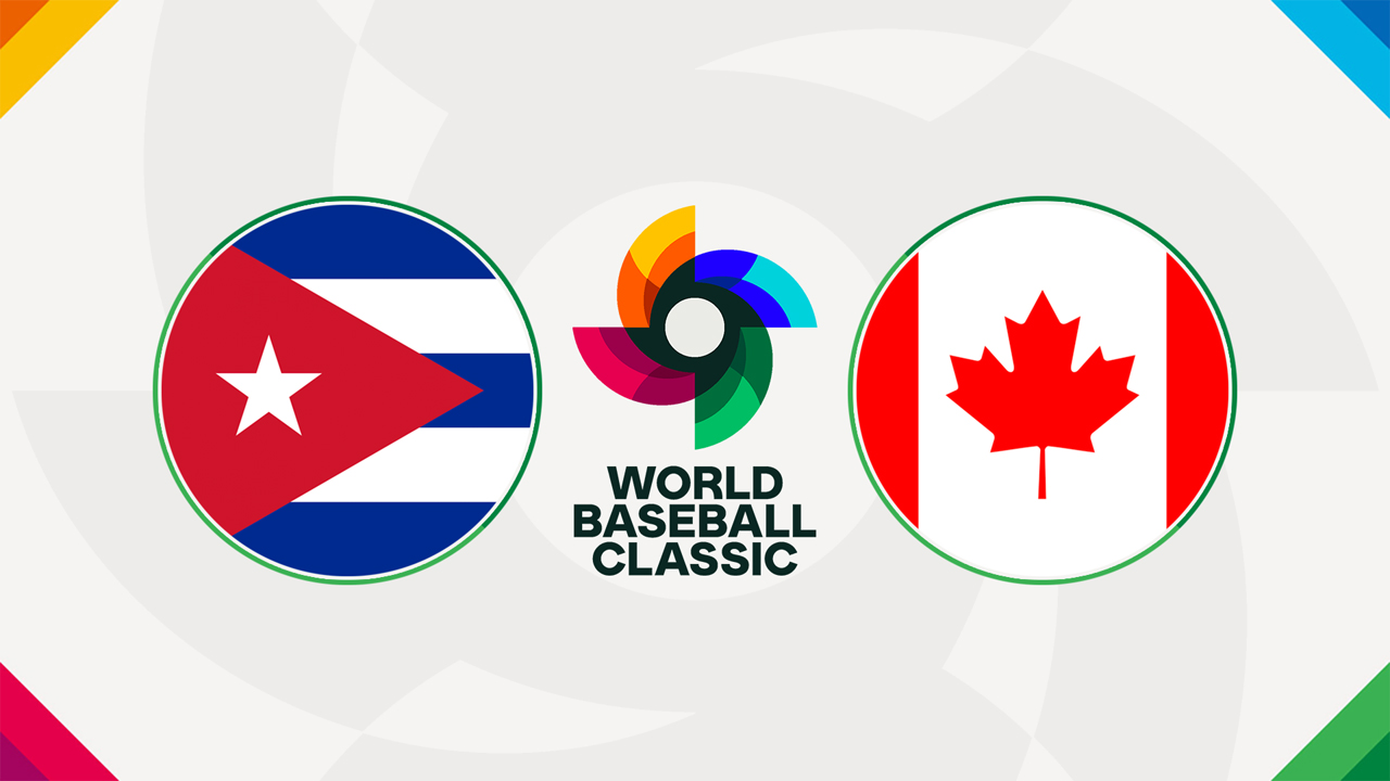 Cuba Baseball vs Canada Baseball poster