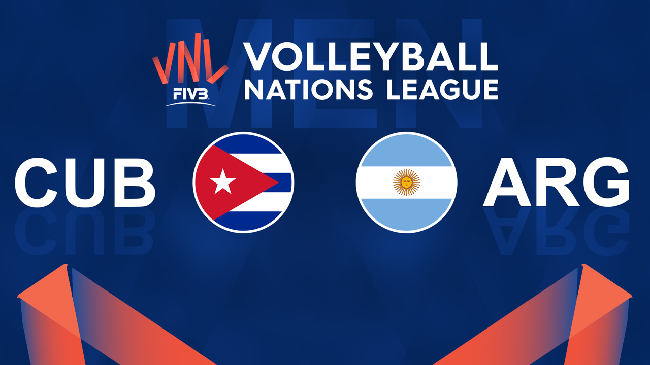 Cuba Volleyball vs Argentina Volleyball poster