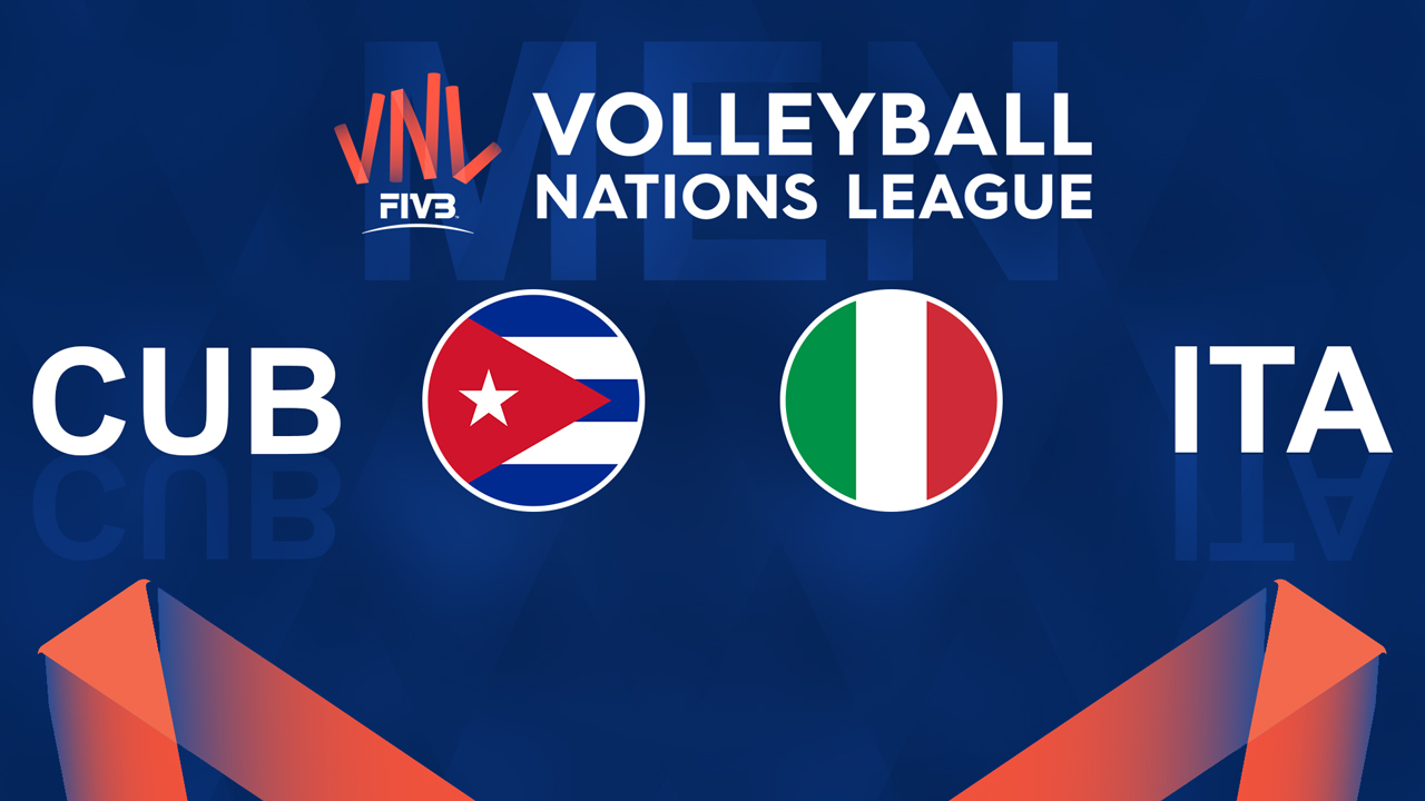 Cuba Volleyball vs Italy Volleyball poster