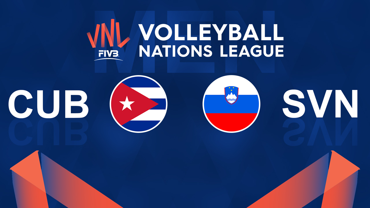 Cuba Volleyball vs Slovenia Volleyball poster