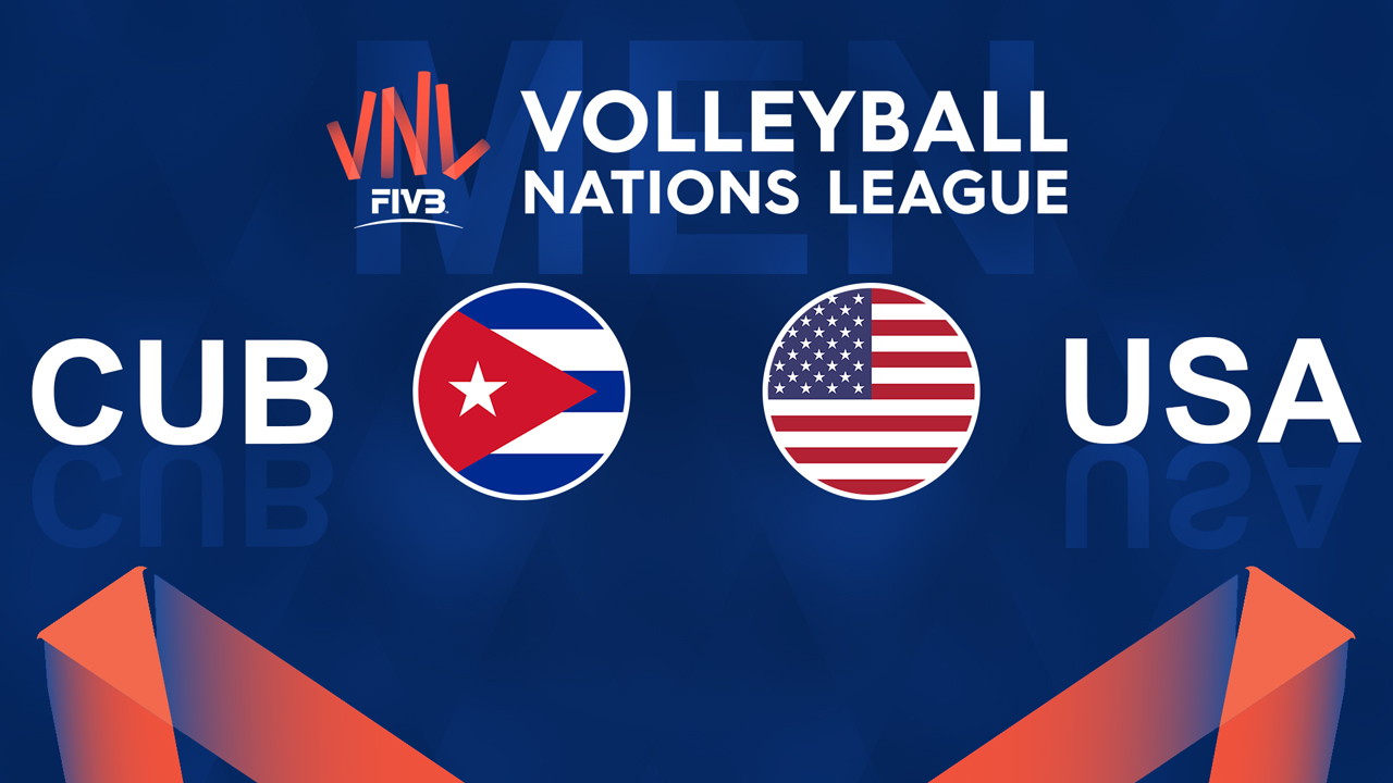 Cuba Volleyball vs USA Volleyball poster