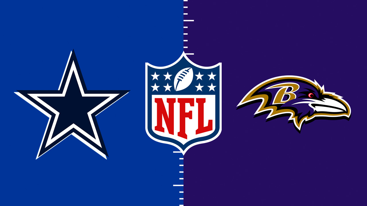 Dallas Cowboys vs Baltimore Ravens poster