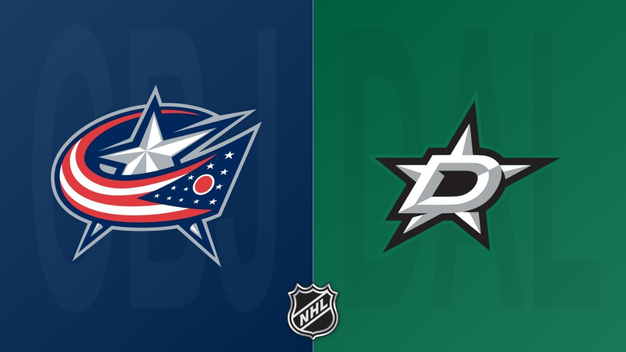 Dallas Stars vs Columbus Blue Jackets poster
