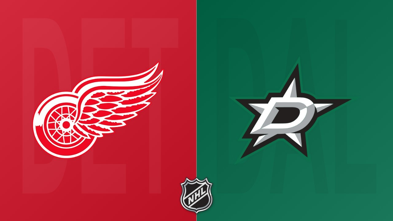 Dallas Stars vs Detroit Red Wings poster
