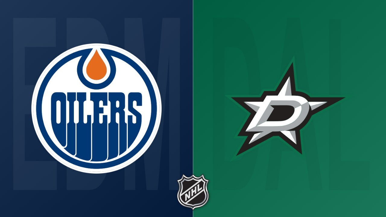 Dallas Stars vs Edmonton Oilers poster