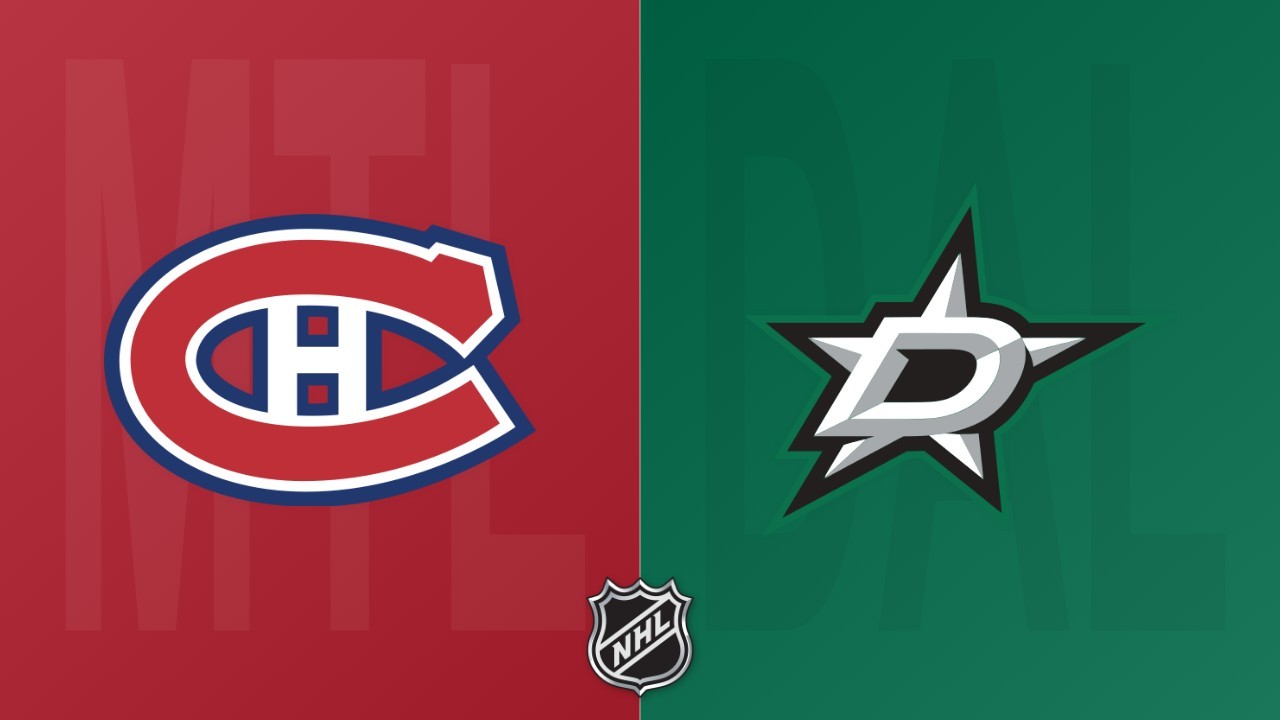 Dallas Stars vs Montreal Canadiens poster