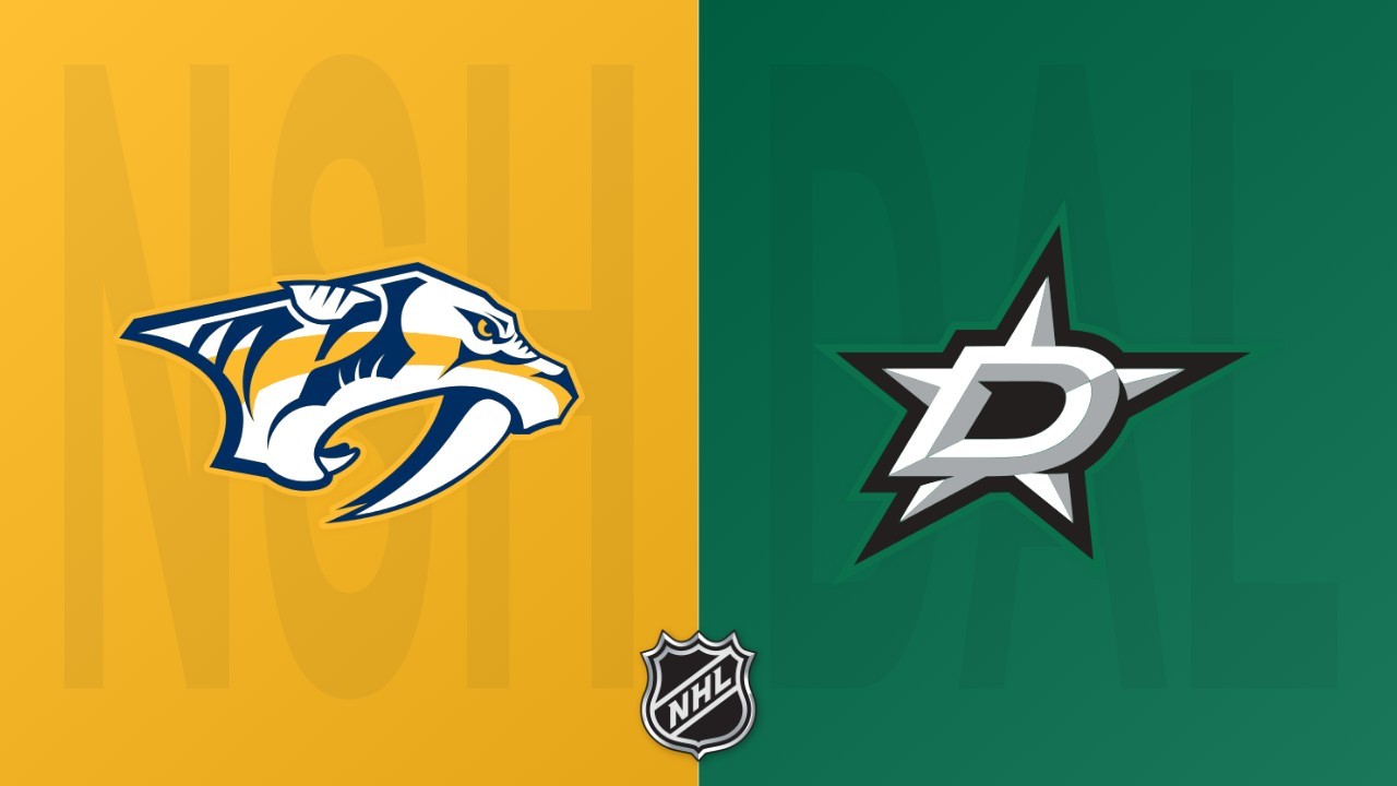 Dallas Stars vs Nashville Predators poster