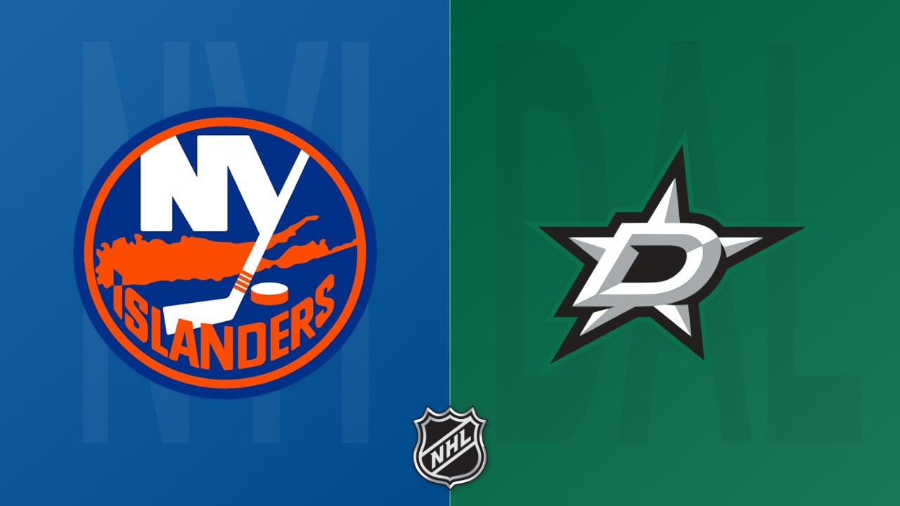 Dallas Stars vs New York Islanders poster