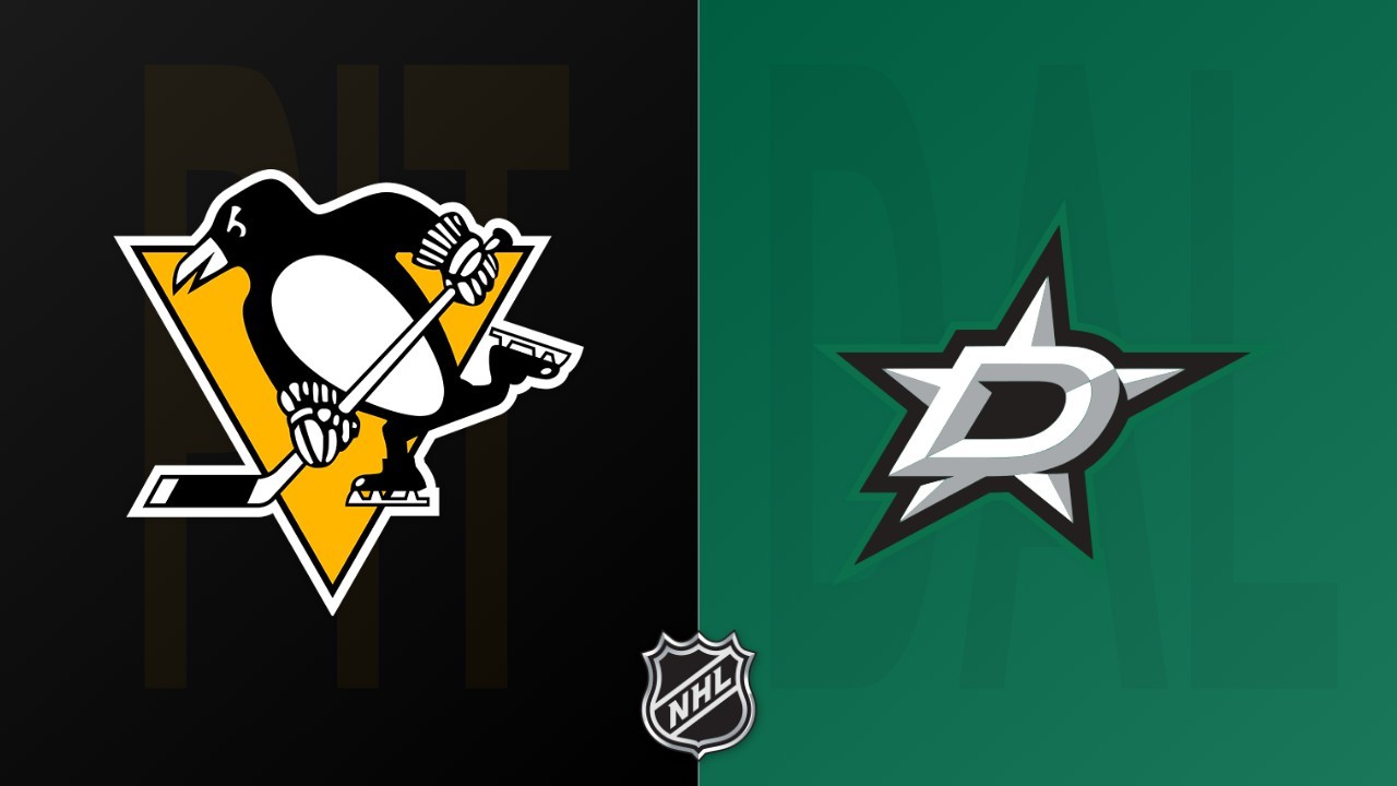Dallas Stars vs Pittsburgh Penguins poster