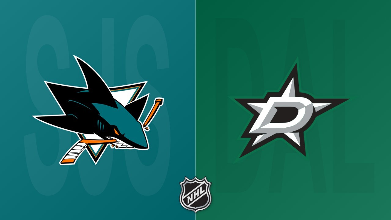 Dallas Stars vs San Jose Sharks poster
