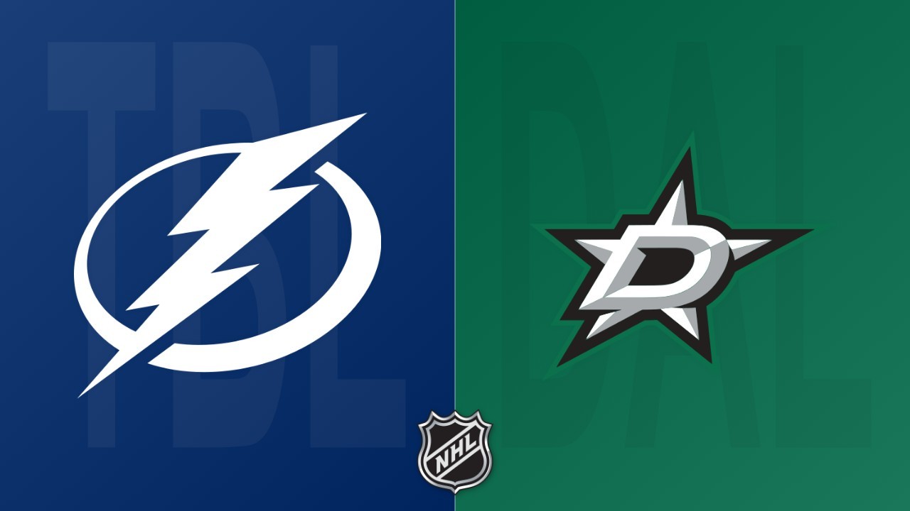 Dallas Stars vs Tampa Bay Lightning poster