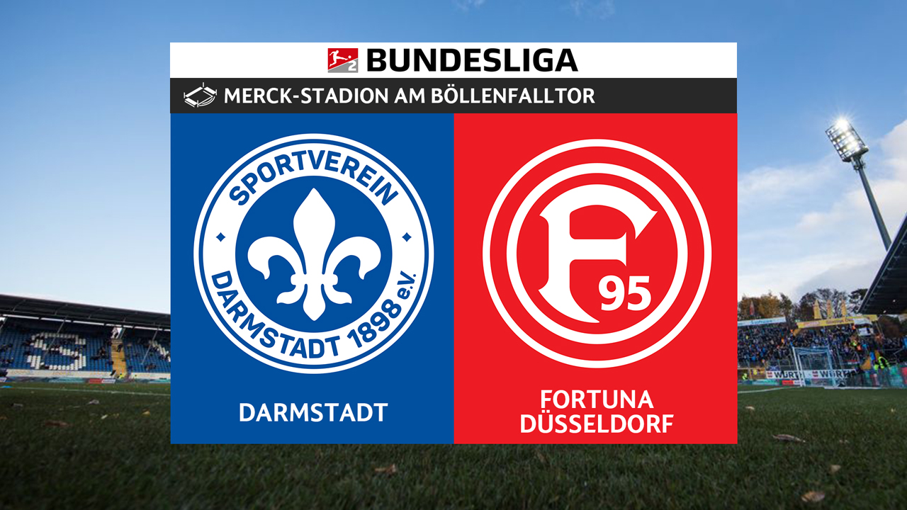 Darmstadt vs Fortuna Düsseldorf poster
