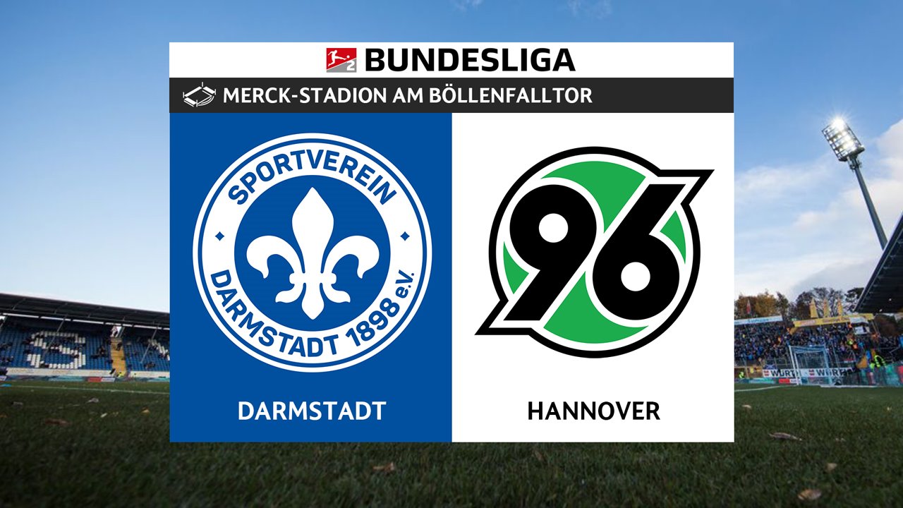 Darmstadt vs Hannover 96 poster