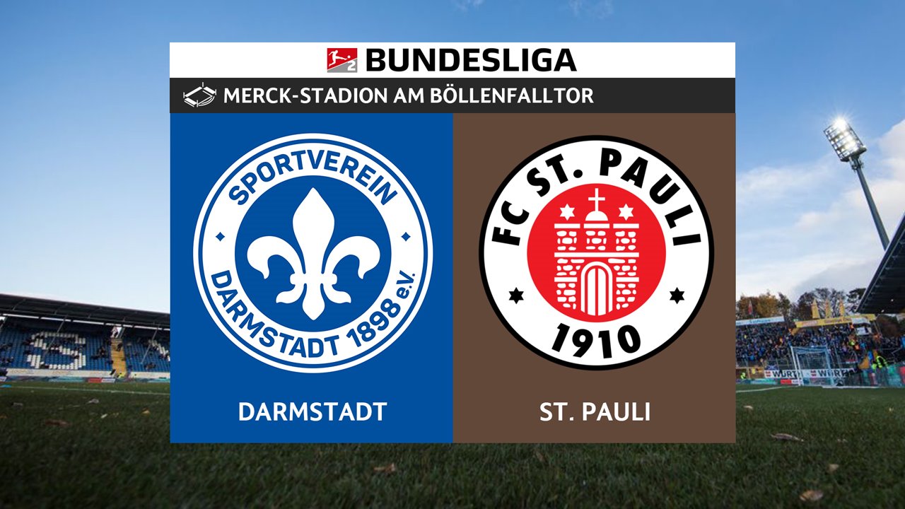 Darmstadt vs St Pauli poster