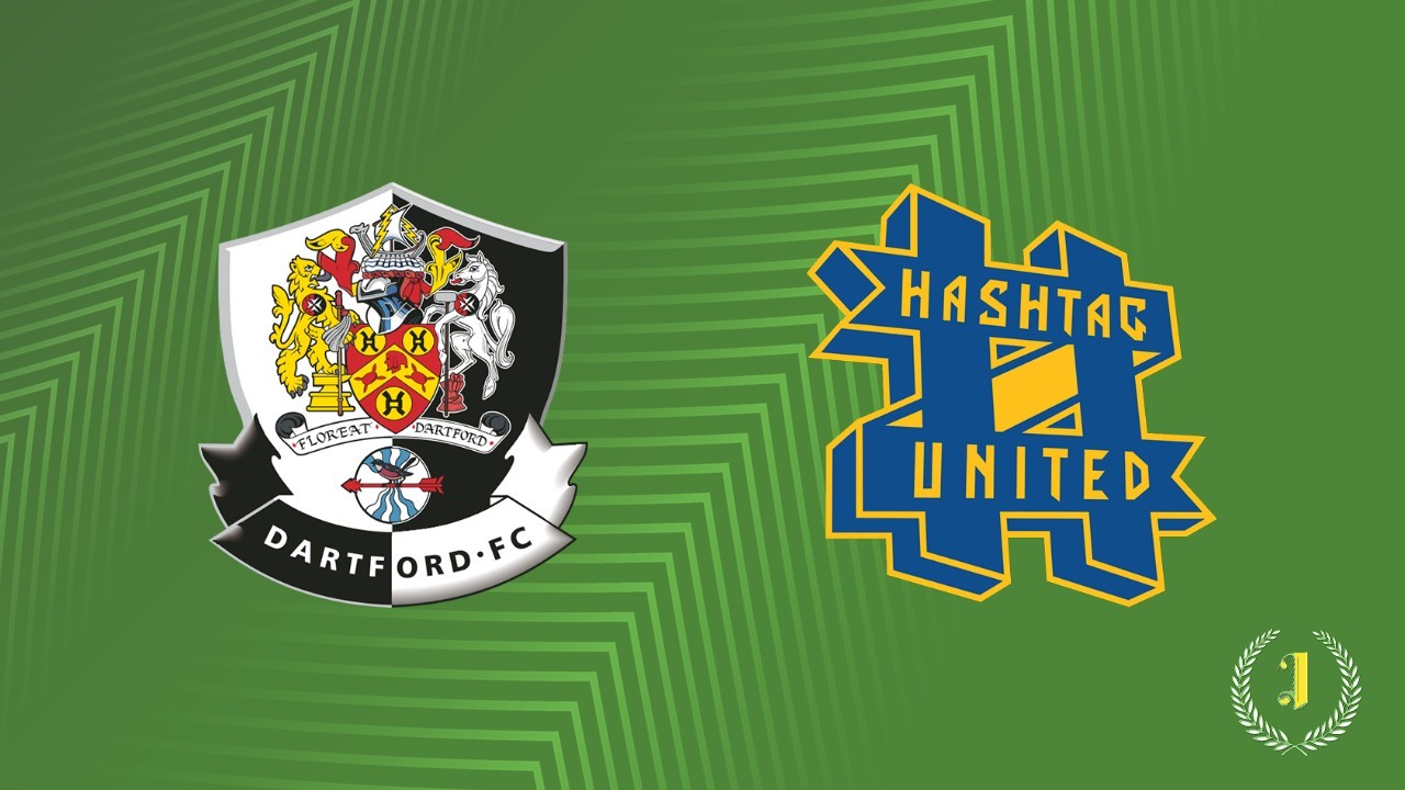 Dartford vs Hashtag United poster