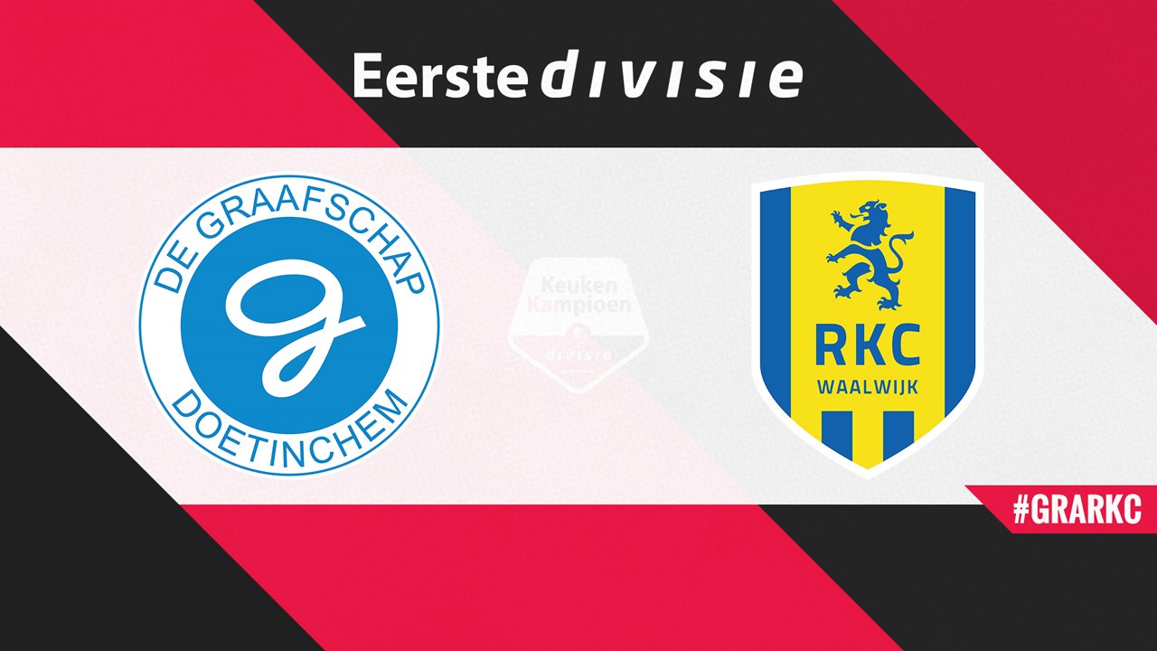 De Graafschap vs RKC Waalwijk poster