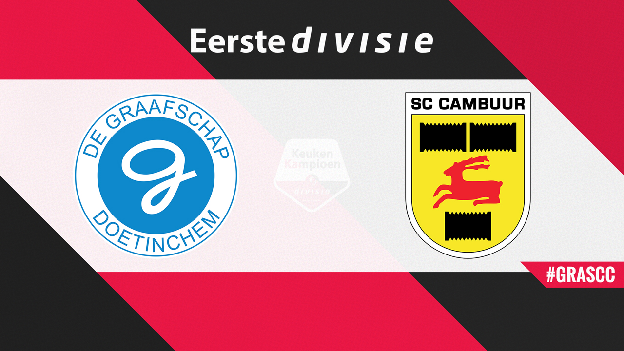 De Graafschap vs SC Cambuur poster