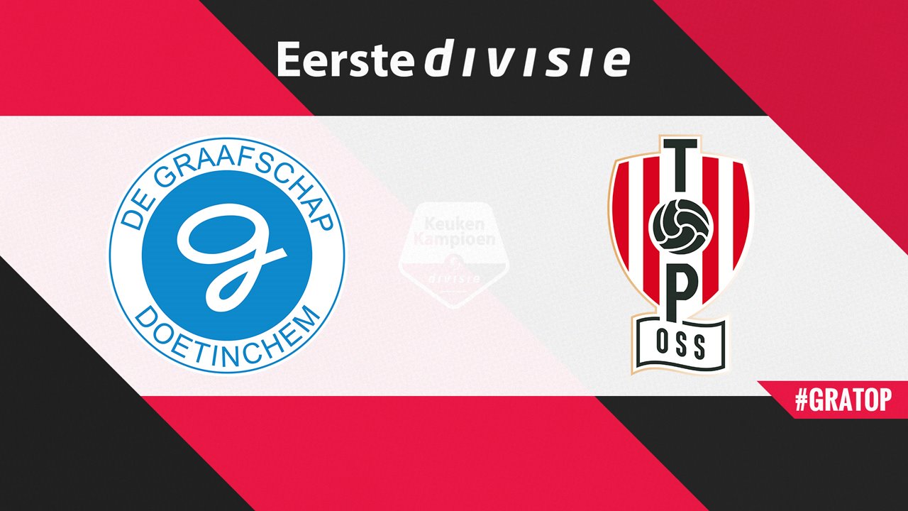 De Graafschap vs TOP Oss poster