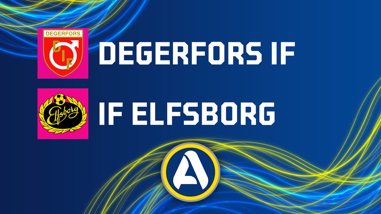 Degerfors vs Elfsborg poster