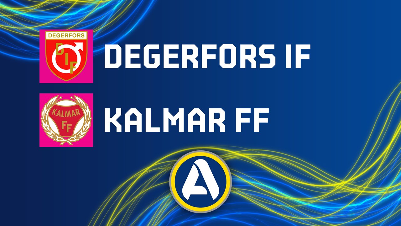 Degerfors vs Kalmar poster