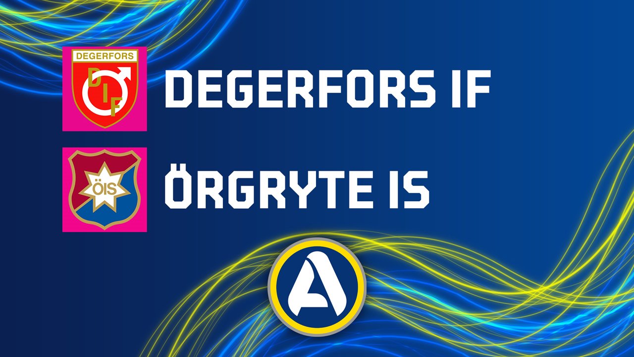 Degerfors vs Örgryte poster