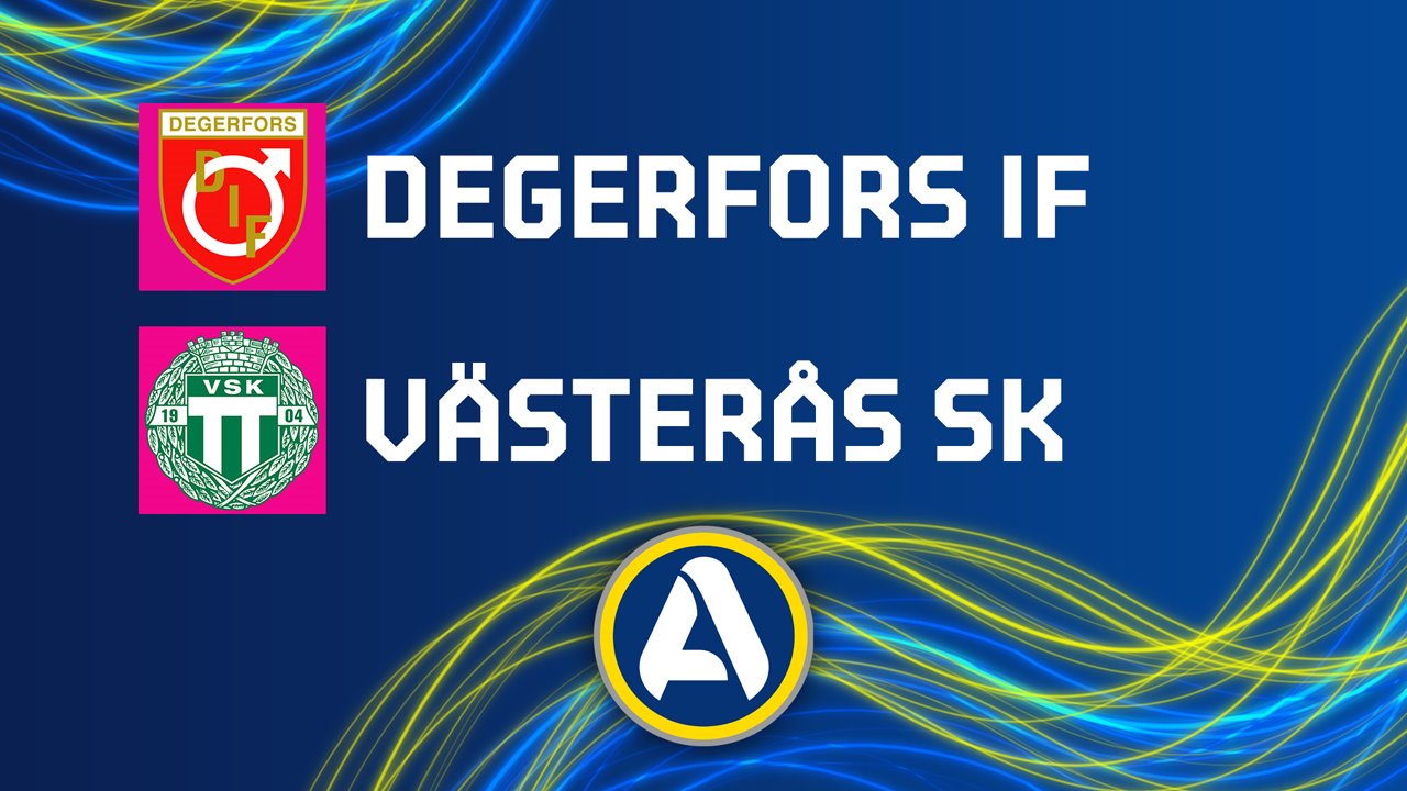 Degerfors vs Västerås poster