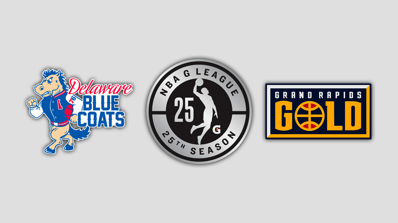 Delaware Blue Coats vs Grand Rapids Gold poster