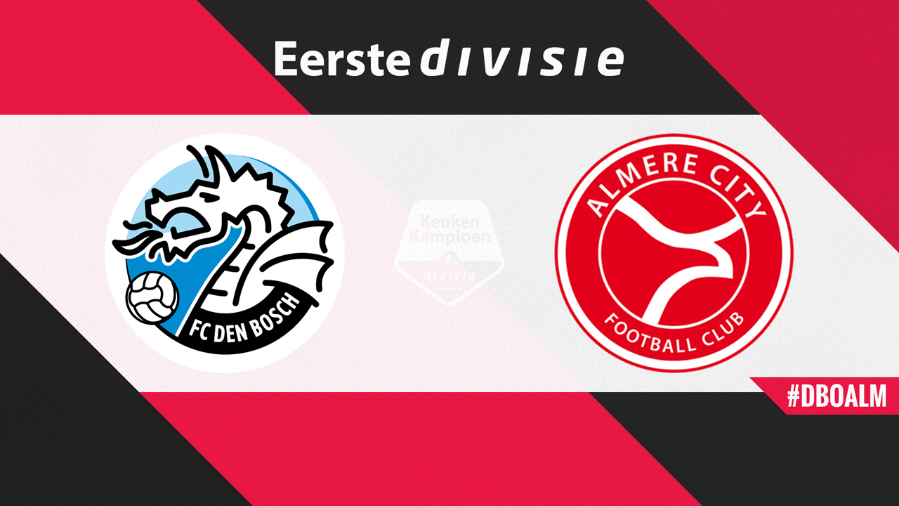 Den Bosch vs Almere City poster