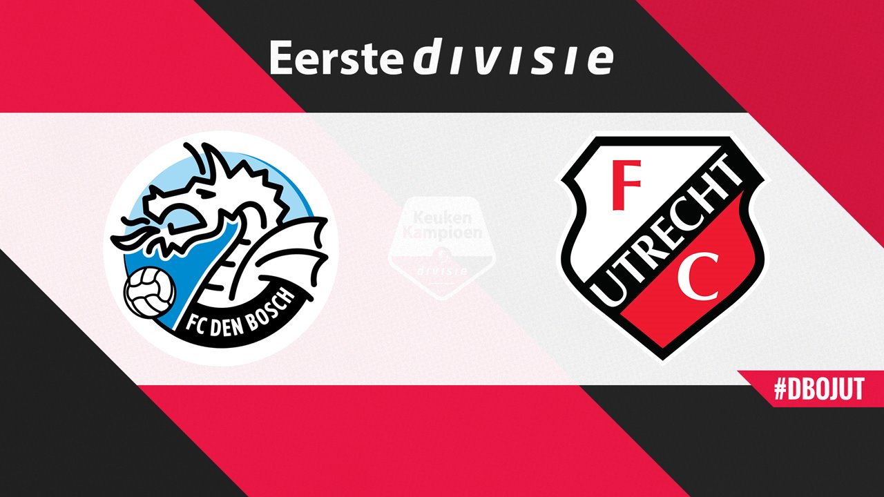 Den Bosch vs Jong Utrecht poster