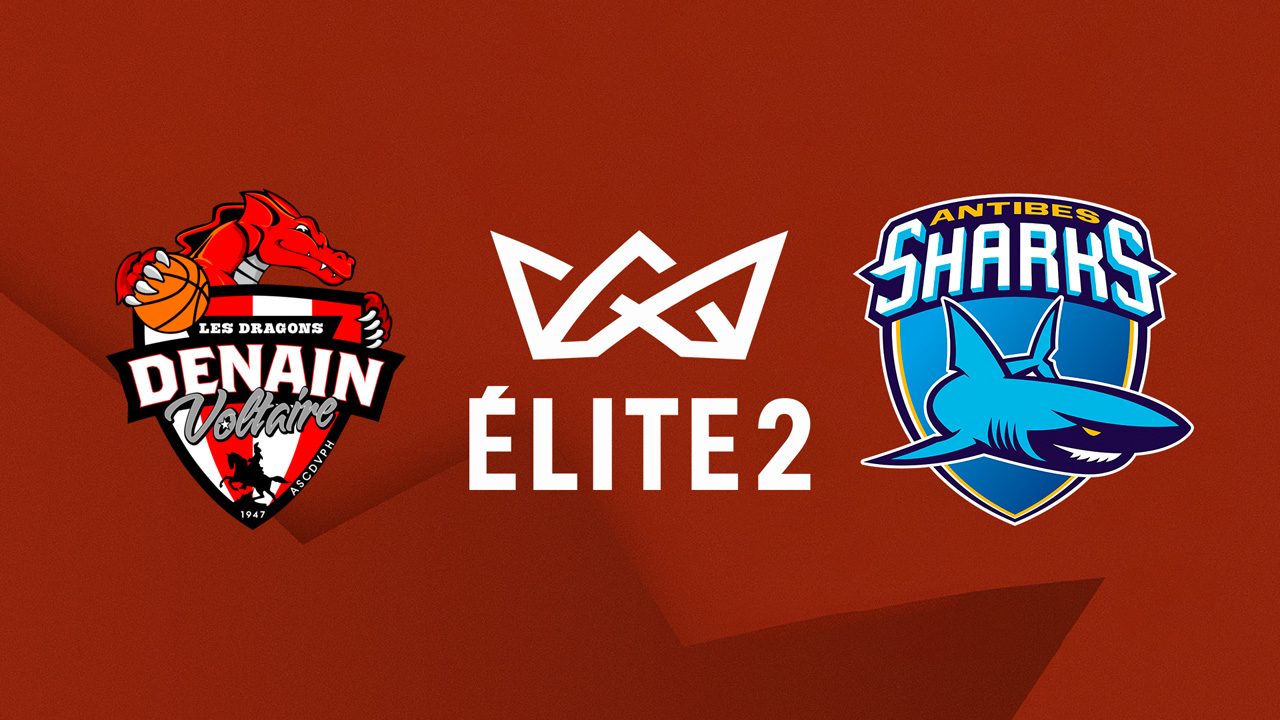 Denain Voltaire Basket vs Antibes Sharks poster