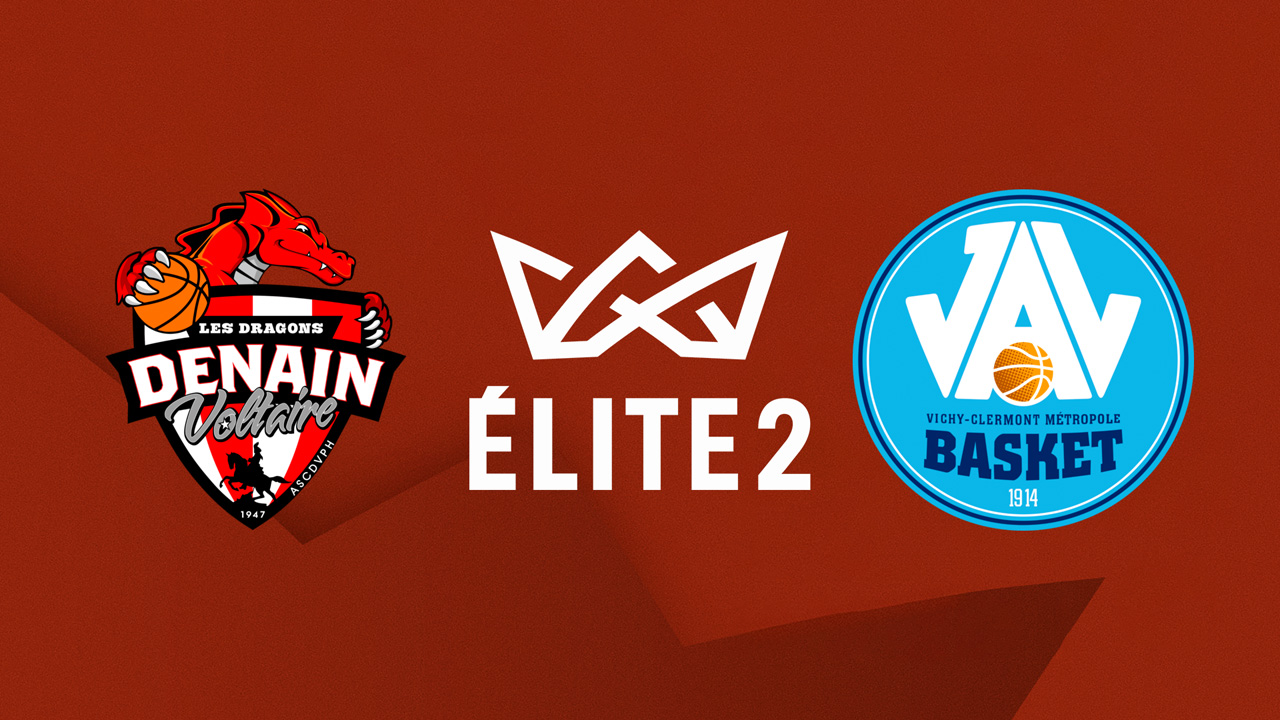 Denain Voltaire Basket vs JA Vichy poster