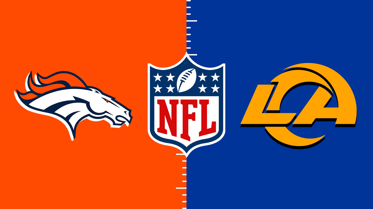 Denver Broncos vs Los Angeles Rams poster