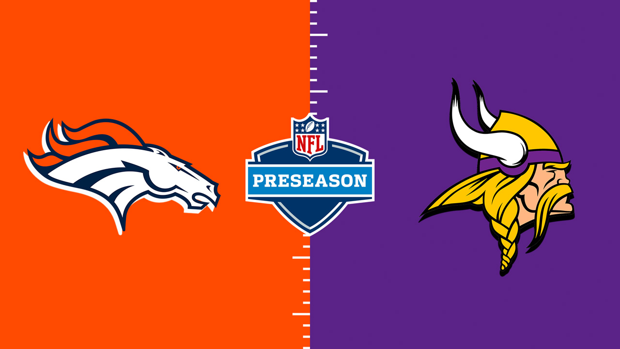 Denver Broncos vs Minnesota Vikings poster