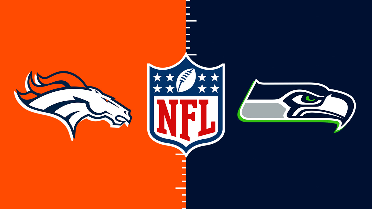 Denver Broncos vs Seattle Seahawks poster