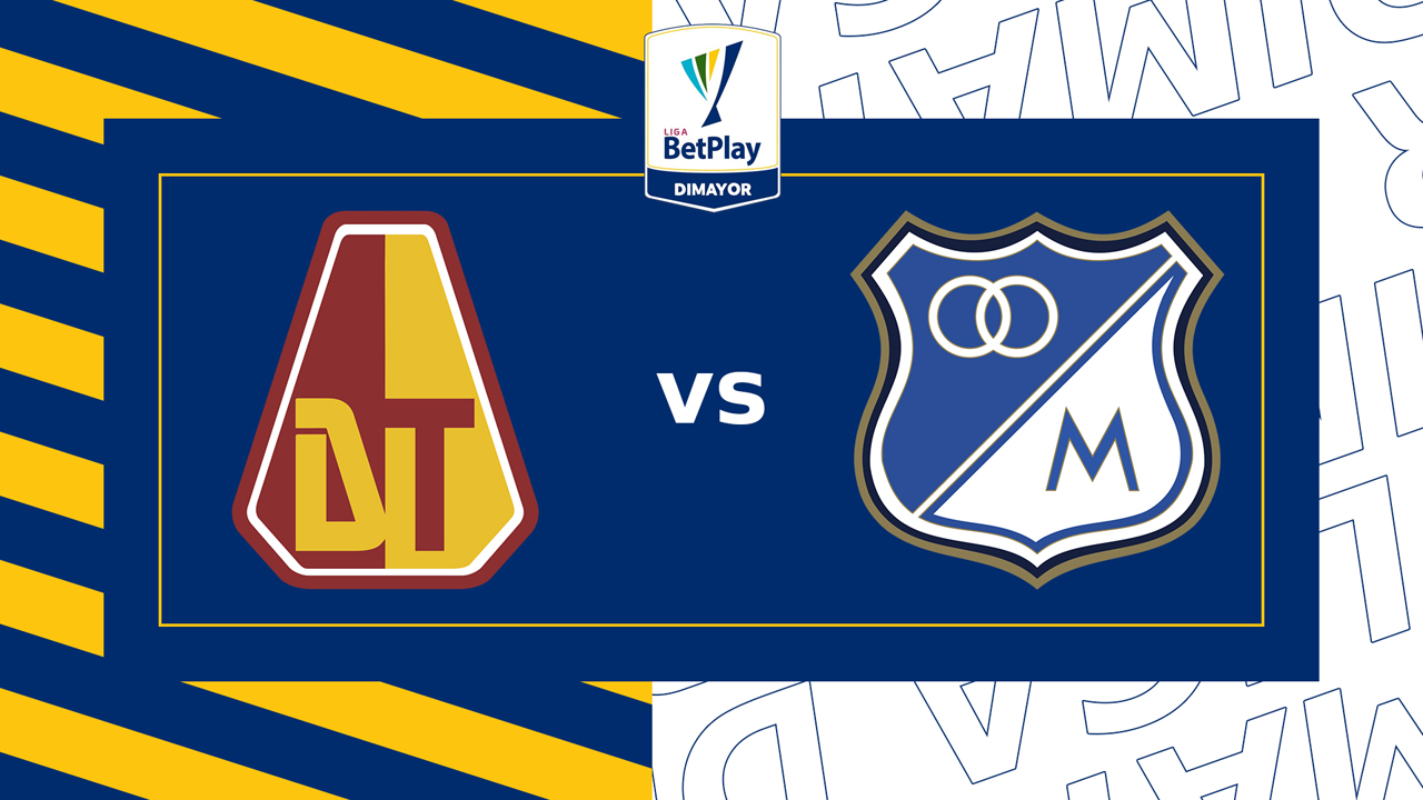 Deportes Tolima vs Millonarios poster