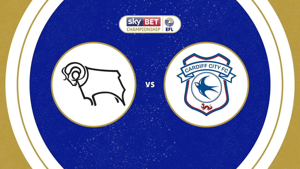 Derby County vs Cardiff City poster