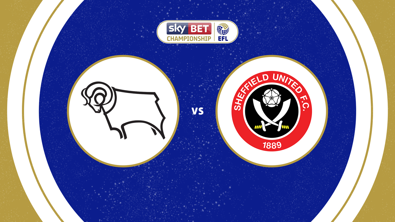 Derby County vs Sheffield United poster